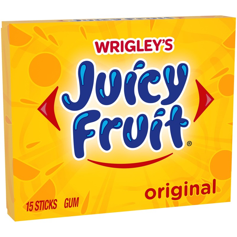 Wrigley Juicy Fruit Chewing Gum, 15 Stick (Pack of 10),