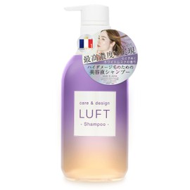 LUFT Shampoo High Damage Repair Type, Heartbeat White Musk Scent, 16.9 fl oz (500 ml), Super Moist and High Repairing Finish, PPT Serum High Formulation, Care & Design, Amino Acid Shampoo