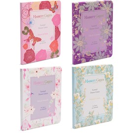Hassett Green London Four Pack Scented Drawer Liners - Natural Cotton - Lilac & Lavender - Hearts & Roses - Sensual Sensuelle - 6 Sheets size 600 x 400 In Every Box