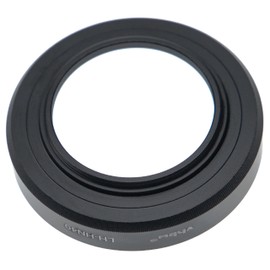 vhbw Lens Hood Compatible with Nikon Nikkor Z DX 16-50 mm 1:3.5-6.3 VR 46mm Lens Black, Aluminium, Round, 7.2 cm