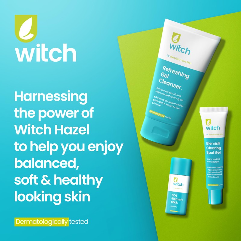 Witch Don't Stress Face Mask, with witch Hazel, minimizes pores,