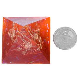 Nupuyai Pyramid Gemstone Rock Crystal Energy Pyramids for Reiki Healing Meditation and Home Decoration