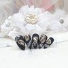 ✏Black handmade nail tips - Short Oval / ✏Black 수제네일팁
