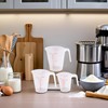 Multi-Purpose Measuring Cup Set - 1/2/4 Cup BPA-Free Unbreakable Plastic