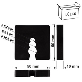 50 x SPACER 10 MM for Socket Track Adjustment Spacer Socket Rails