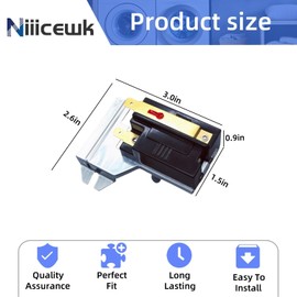 6501EL3001A Dryer Flame Sensor Replacement Part Compatible with LG 6501EL3001A 6501EL3001B Clothes Dryer Assembly