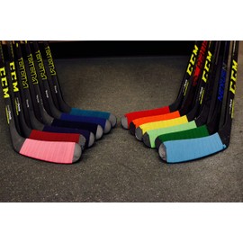 Howies 3 Pack Hockey Stick Premium Cloth or Shin Tape - Choose Colors (1 Inch x 24 Yards) Clear/Poly (1" x 30yds) Free Tape TIN (2 Pink / 1 Clear)