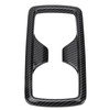 Rear Water Cup Holder Panel Frame Trim Carbon Fiber Style