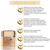 GLO24K Crema de noche con retinol con oro de 24k,