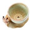 Creative Co-Op Stoneware Snail Planter, Reactive Glaze, (Each One Will
