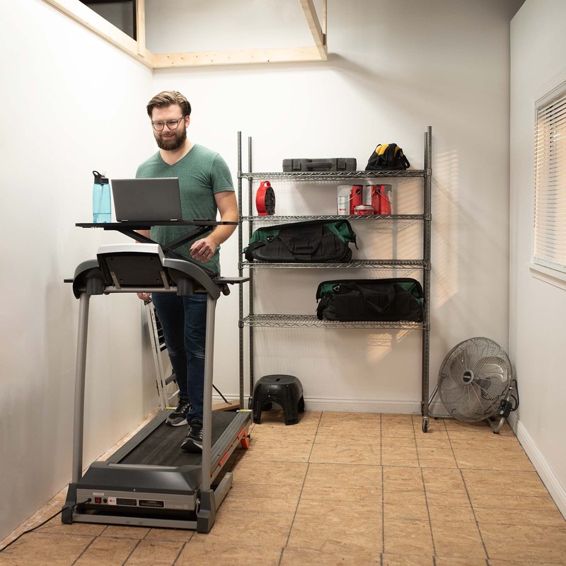 VIVO Universal Treadmill Desk Riser, Height Adjustable Platform for Notebooks,