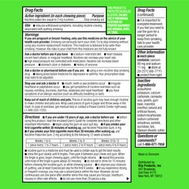 Blip Blip NRT Nicotine Gum - 2mg Mint Freeze Flavor (100 Count) - Help Quit Smoking Aid, Reduce Cravings - Nicotine Replacement