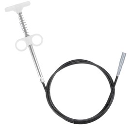 HARFINGTON Flexible Grabber Claw Pick Up Tool 63 Inch 4 Claws Stainless Steel Sewer Cleaning Hook Unclog Sink Sewer Hair Drain Cleaner Tool Sink Unclogger for Toilet Bathtub Sewer White