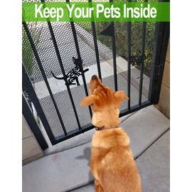 16In x 15Ft Plastic Chicken Wire Mesh Fencing, TOYPOPOR 500GSM Durable Heavy Duty Hexagonal Chicken Wire for Cat Dog Fencing, Garden Fence, Aquarium, Moss Pole, Aperture 0.4'', Rustproof, Easy to Cute