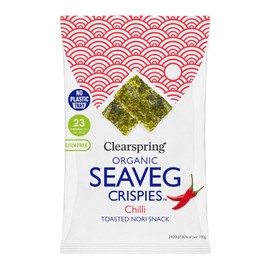 Clearspring Organic Seaveg Crispies - Chilli (Crispy Seaweed Thins) Single Pack
