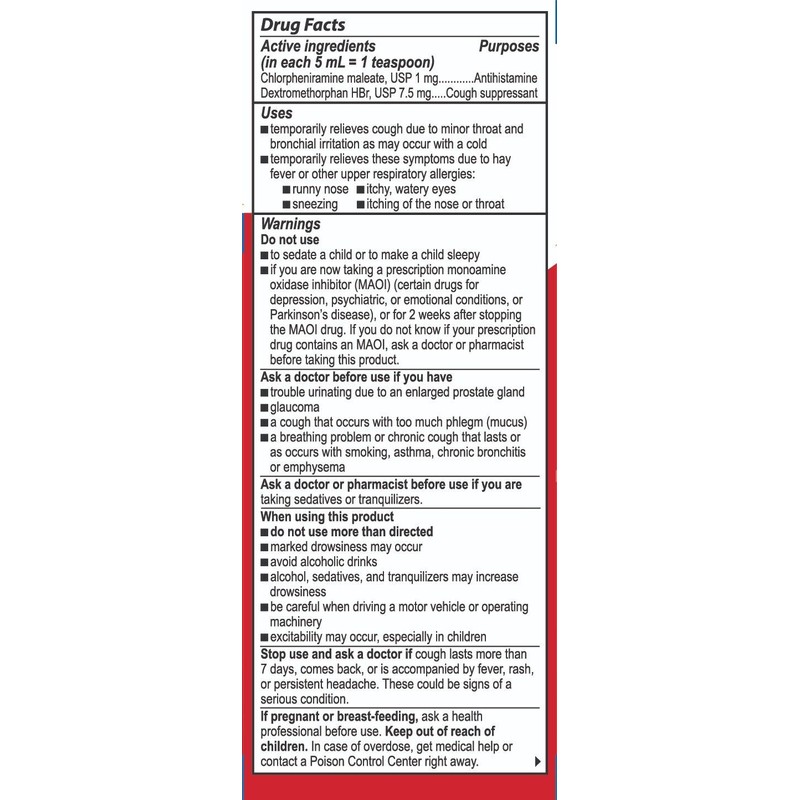 Bactimicina Children's Cough and Cold Liquid, Made in USA, 4