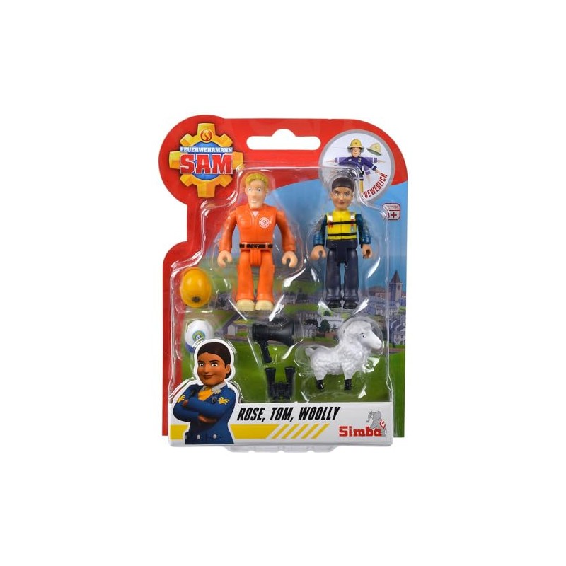 Rose, Tom, Wolly | Game Figure Set | Fireman Sam