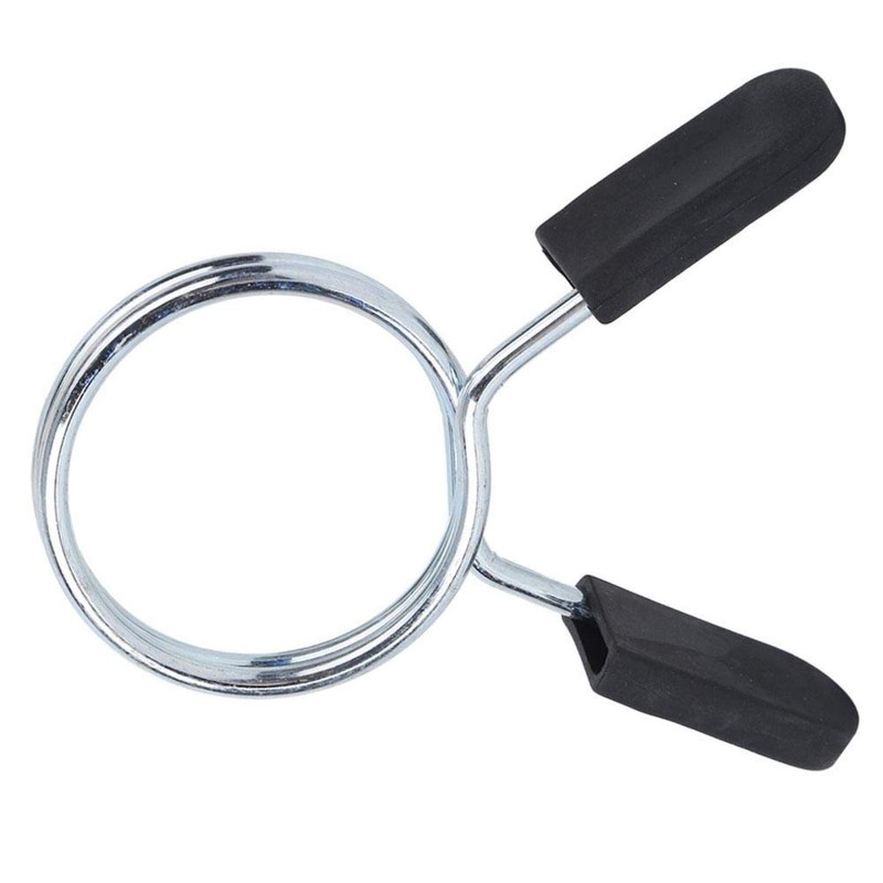 Clip for Barbell Spring, Hard, Rustproof, with Barbell Lock [(4