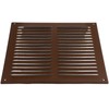 HVAC OV 10" x 10" Inch Brown Stainless Steel Square