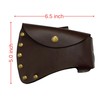 Leather Axe Cover/Sheath - Hatchet Head Protector Case, Small Belt