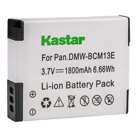 Kastar Battery (X2) & SLIM LCD Charger for Panasonic DMW-BCM13 BCM13PP and Lumix DMC-FT5 DMC-LZ40 DMC-TS5 TS6 DMC-TZ37 TZ40 TZ41 TZ55 TZ60 DMC-ZS27 DMC-ZS30 DMC-ZS35 DMC-ZS40 DMC-ZS45 DMC-ZS50