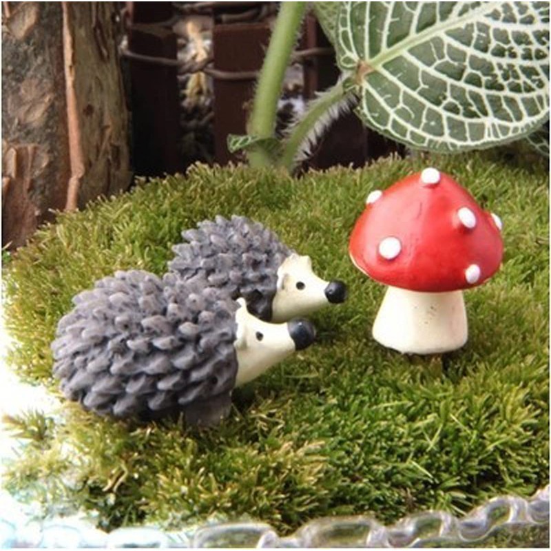 TANOMA 40pcs 9 Scenarios Fairy Garden Figurines Miniature Accessories, Micro