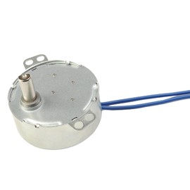 Fielect Synchronous Motor AC 110V 5-6RPM Turntable Motor CW/CCW Direction 4W TYC-50 D Shaft