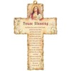 Laser Engraved Wood Wooden 6 Crucifix Cross Plaque HOUSE BLESSING Home by rosarybeads4u