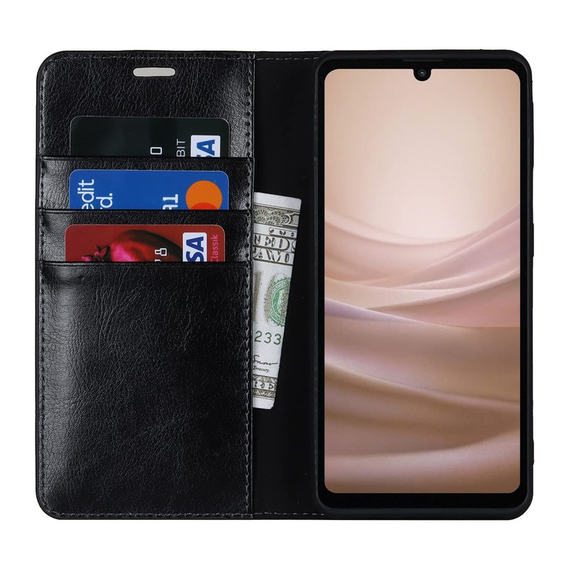 AQUOS Sense7 Case Notebook Type [No Magnet] Shockproof Card Case