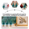VORCOOL Christmas Tree Mini Tabletop 24 Pcs Small 4cm Decorative