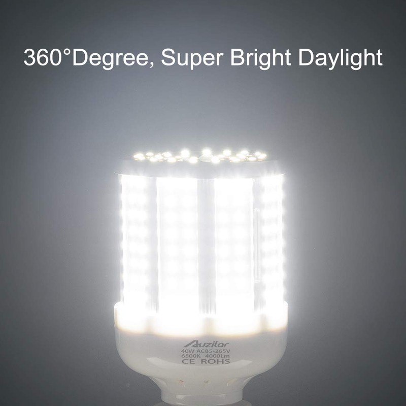 Auzilar 40W LED Corn Light Bulb Corn Lamp (280W Equivalent