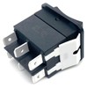 1-Pack HY12-9-3 Rocker Switch – DPDT 6-Pin 20A 125/250V (ON-Off-ON)