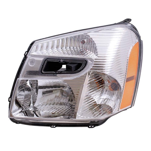 Brock Replacement Driver CAPA-Certified Halogen Headlight Compatible with 2005-2009 Equinox