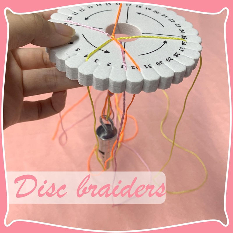 DHER kumihimo Weight Kumihimo Braiding Disc Braider Braiding Fixing Plate,