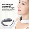 Pulse Neck Massager 6 Modes 9 Strength Vibration Neck Muscle