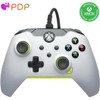 PDP Wired Controller Neon White for Xbox Series X S,