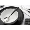 Grunwerg 2TAS650BK Yin & Yang Table Spoons, Stainless Steel, Black