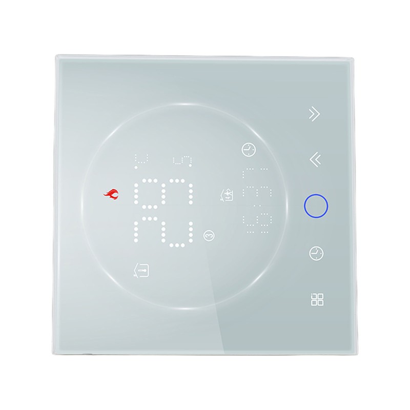 Smart Thermostat LED Screen Water Heating Control 13mm Recessed Wireless