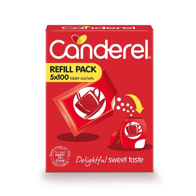 Canderel Sweetener Zero Calorie Tablets ECO Refill 5 sachets x