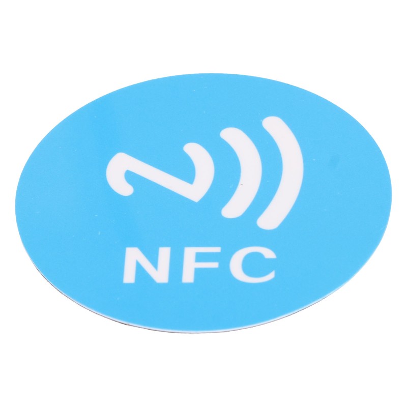20 Pcs ID5200 NFC Stickers Adhesive Label Round 40mm Anti