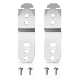 2 Pcs 619985 Dishwasher Mounting Bracket - Dishwasher Mounting Clips Replaces AP4538351, 00605007, 00628371, 605007, 619985, 628371
