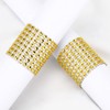 Napkin Rings Set of 150 Silver Rhinestone Mesh Napkin Holders