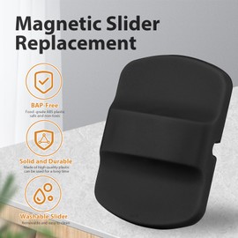 Magnetic Slider Replacement for Yeti, 5 Pcs Lid Slider Push Block Parts for Yeti Rambler, Ozark Trail, 10 oz, 14 oz, 16 oz, 20 oz, 26 oz, 30 oz Magnetic Lids Ullnosoo Black