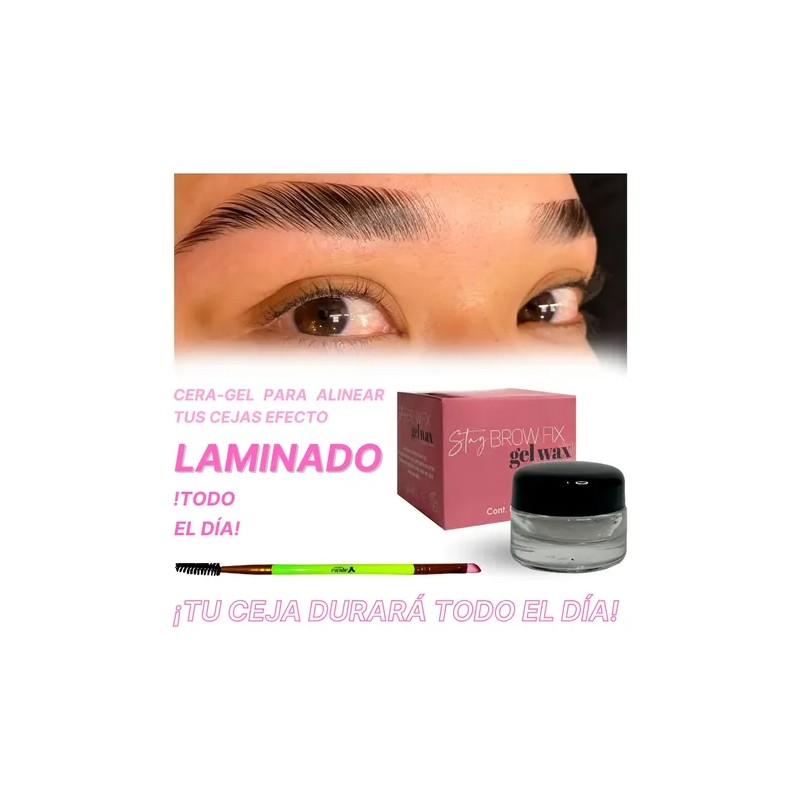 Fijador De Cejas Efecto Laminado Cera Gel Stay Brow Fix