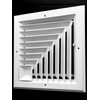 8 x 8 (in) HVAC Vent Cover - Corner Aluminum