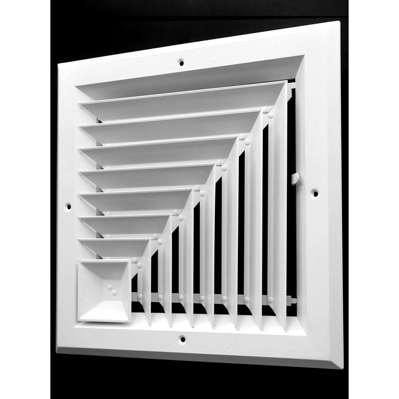 8 x 8 (in) HVAC Vent Cover - Corner Aluminum