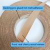 ebpsneer Cherry Wood Veneer Edge Banding Strip 3/4 Inch,Preglued Iron-On