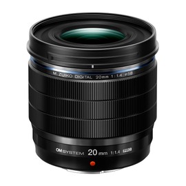 OM SYSTEM M.ZUIKO DIGITAL ED 20mm F1.4 PRO Black
