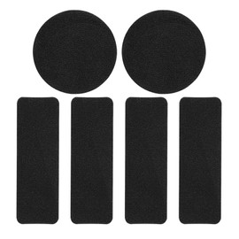 ZHIZHOUNEY 6Pcs Self Adhesive Sports Shoes Repair Stickers Foot Care Pad Square Round Shoe Hole Prevention Repair Patches Enduring