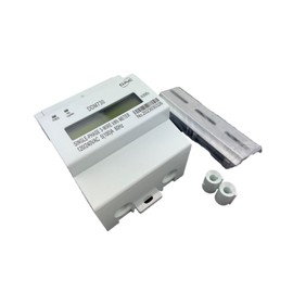 DAE DDM730 KIT 120/240V kWh Meter, 100 Amp, 1P3W (2 hot wires, 1 neutral), Internal CT, 60 Hz, Pass Through with Din Rail
